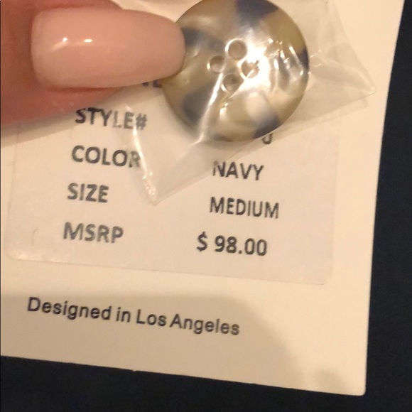 NAVY BLAZER JACKET - Picture 4 of 12